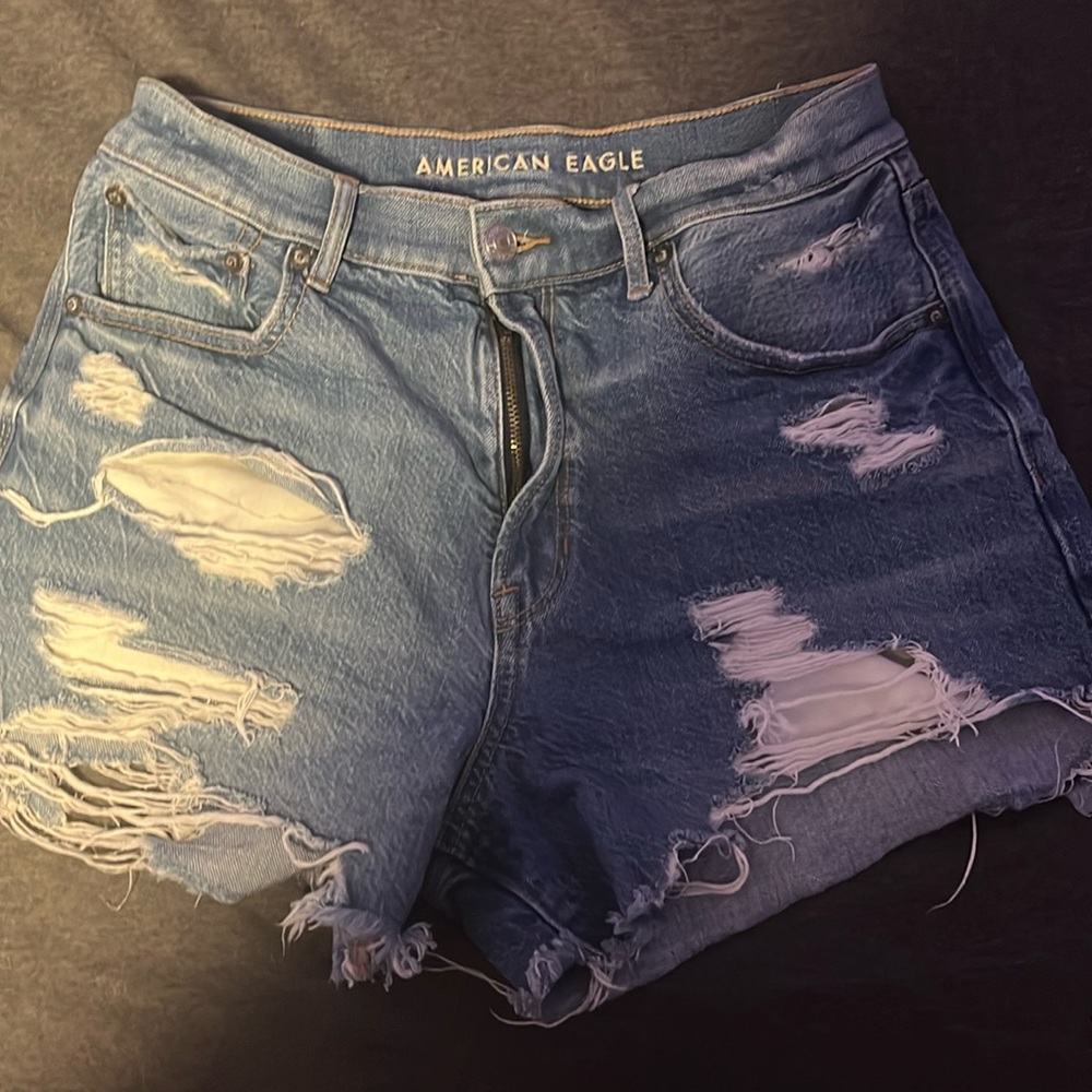 American Eagle High Rise Jean Shorts